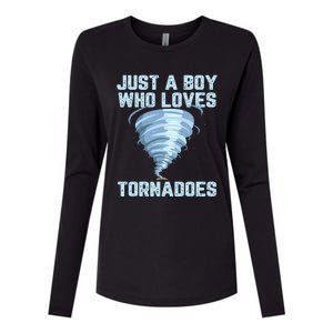 Funny Tornado Gift For Hurricane Weather Chaser Womens Cotton Relaxed Long Sleeve T-Shirt