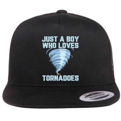 Funny Tornado Gift For Hurricane Weather Chaser Flatbill Hat