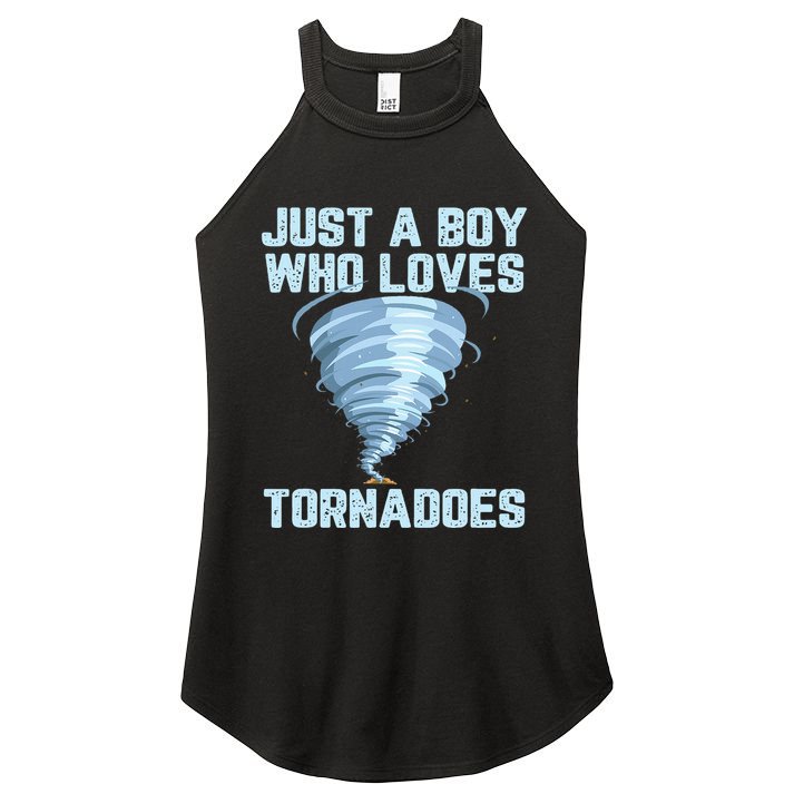 Funny Tornado Gift For Hurricane Weather Chaser Women's Perfect Tri Rocker Tank