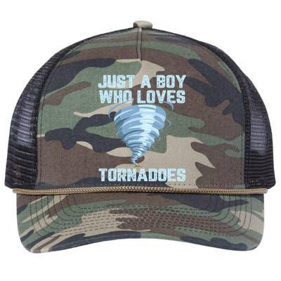 Funny Tornado Gift For Hurricane Weather Chaser Retro Rope Trucker Hat Cap