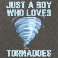 Funny Tornado Gift For Hurricane Weather Chaser Cotton Canvas Backpack