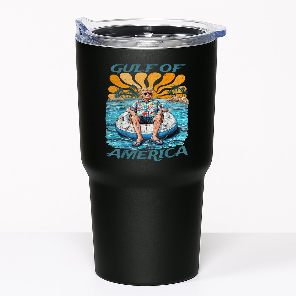 Funny Trump Gulf Of Us America Funny Kawaii Sunset Tumbler