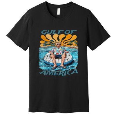 Funny Trump Gulf Of Us America Funny Kawaii Sunset Premium T-Shirt