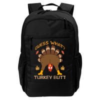 Funny Thanksgiving Guess What Turkey Butt Daily Commute Backpack