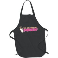 Funny This Girl Runs On Dunkin Apron