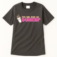 Funny This Girl Runs On Dunkin Tall T-Shirt