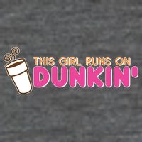 Funny This Girl Runs On Dunkin Backpack
