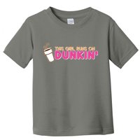 Funny This Girl Runs On Dunkin Toddler T-Shirt