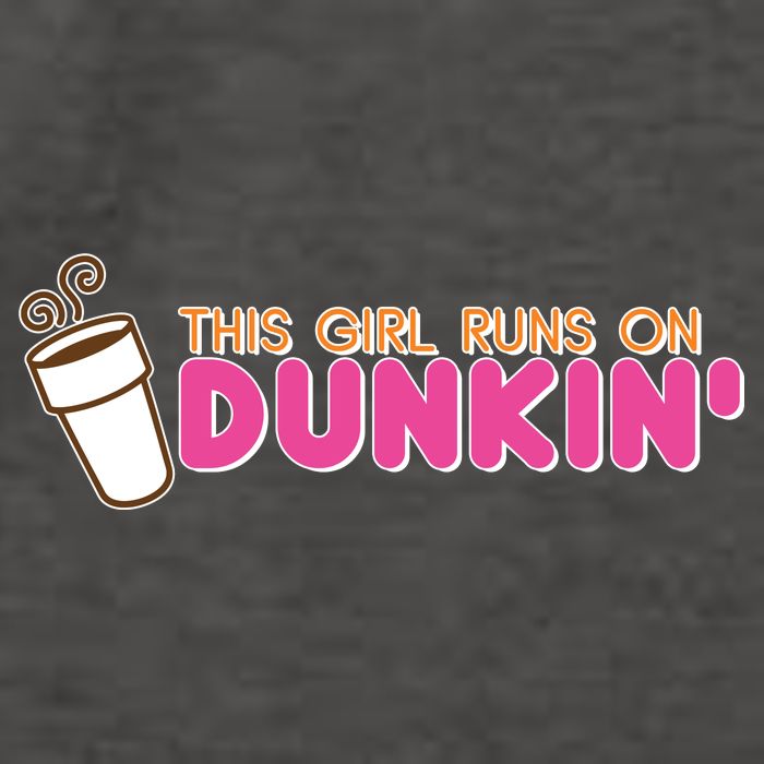 Funny This Girl Runs On Dunkin Vector Backpack
