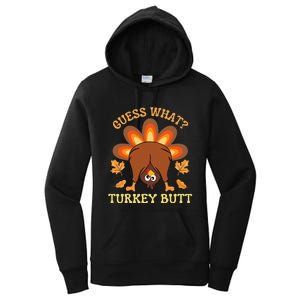 Funny Thanksgiving Guess What Turkey Butt Women's Pullover Hoodie