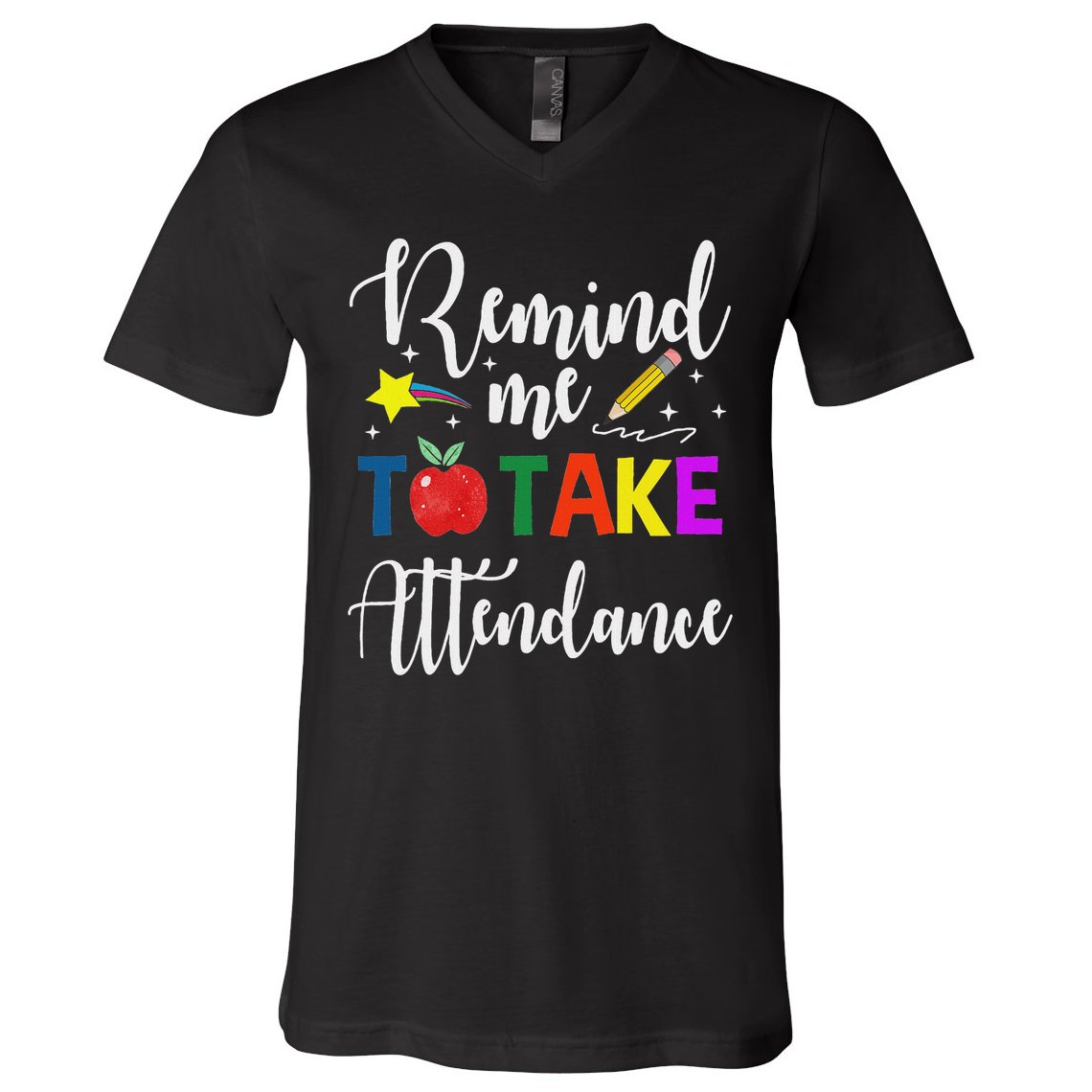 Funny Teacher Gift Black Unisex Small Fit Cotton 65 Polyester 35 Sh V-Neck T-Shirt