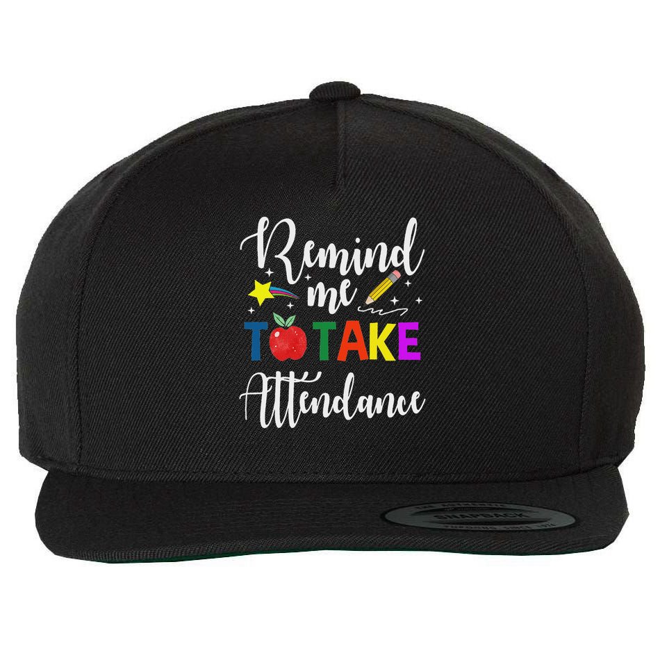 Funny Teacher Gift Black Unisex Small Fit Cotton 65 Polyester 35 Sh Wool Snapback Cap
