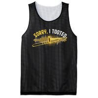 Funny Trombonist Gift Sorry I Tooted Trombone Mesh Reversible Basketball Jersey Tank