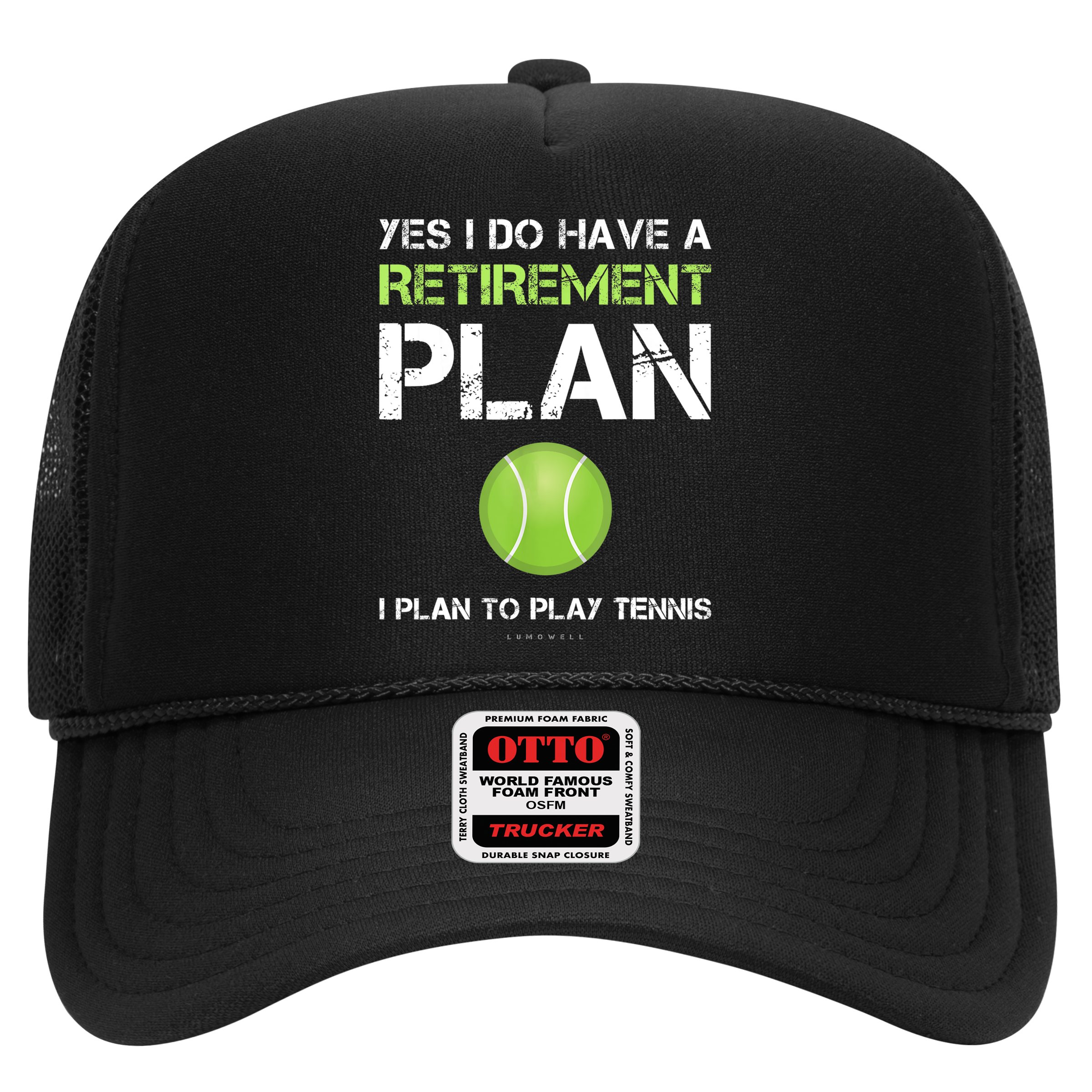 Funny Tennis Gift Yes I Have A Retirement Plan Playing Tennis Sport Gift Hat