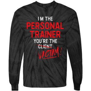 Fitness Trainer Gift Gym Workout Personal Trainer Tie-Dye Long Sleeve Shirt