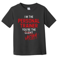 Fitness Trainer Gift Gym Workout Personal Trainer Toddler T-Shirt