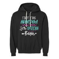 First Time Grandma Let The Spoiling Begin Mother's Day Garment-Dyed Fleece Hoodie