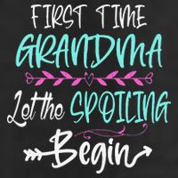 First Time Grandma Let The Spoiling Begin Mother's Day Garment-Dyed Fleece Hoodie