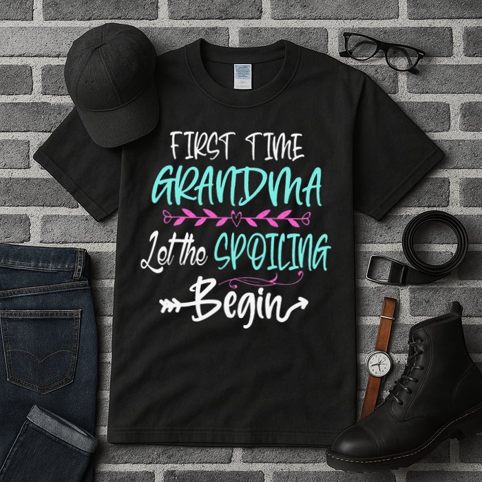 First Time Grandma Let The Spoiling Begin Mother's Day Tall T-Shirt