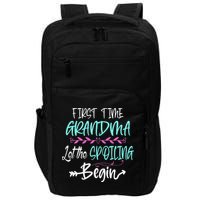 First Time Grandma Let The Spoiling Begin Mother's Day Impact Tech Backpack