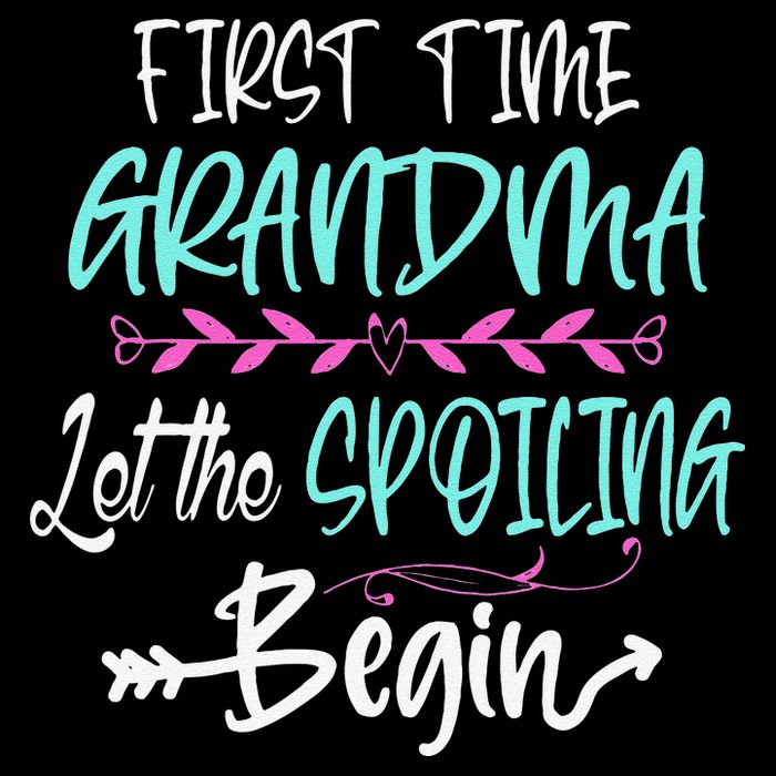 First Time Grandma Let The Spoiling Begin Mother's Day 16 in Basic Backpack