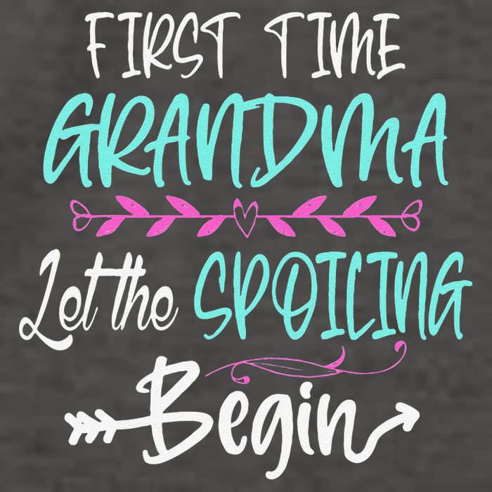 First Time Grandma Let The Spoiling Begin Mother's Day Vector Backpack