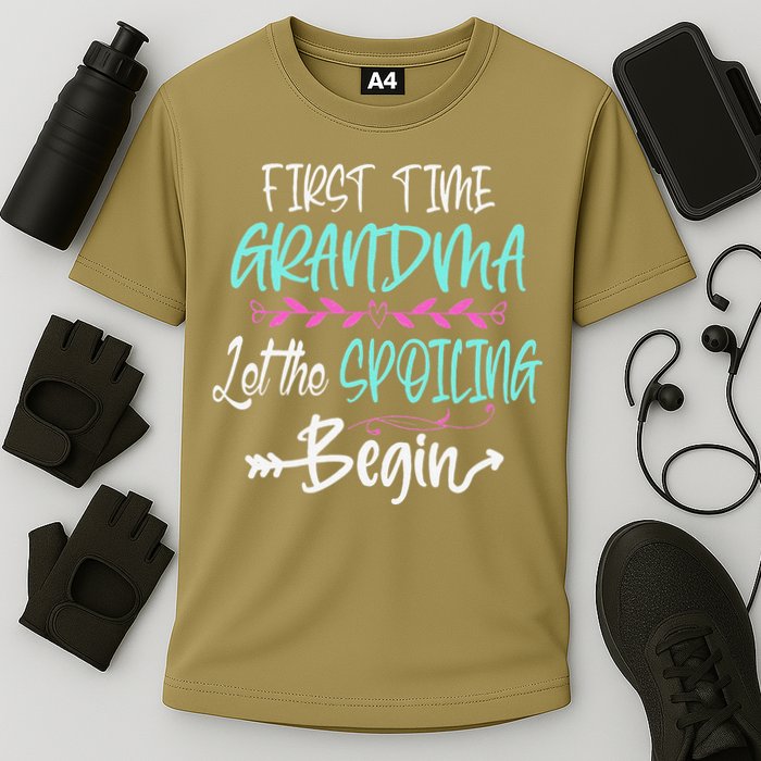 First Time Grandma Let The Spoiling Begin Mother's Day Performance Shirt