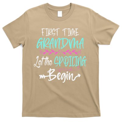 First Time Grandma Let The Spoiling Begin Mother's Day T-Shirt