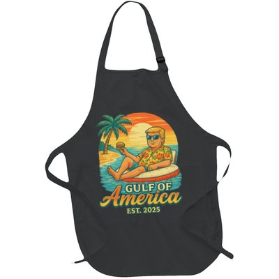Funny Trump Gulf Of Us America Est 2025 Apron
