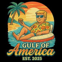 Funny Trump Gulf Of Us America Est 2025 Bucket Hat