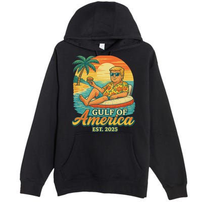 Funny Trump Gulf Of Us America Est 2025 Premium Pullover Hoodie