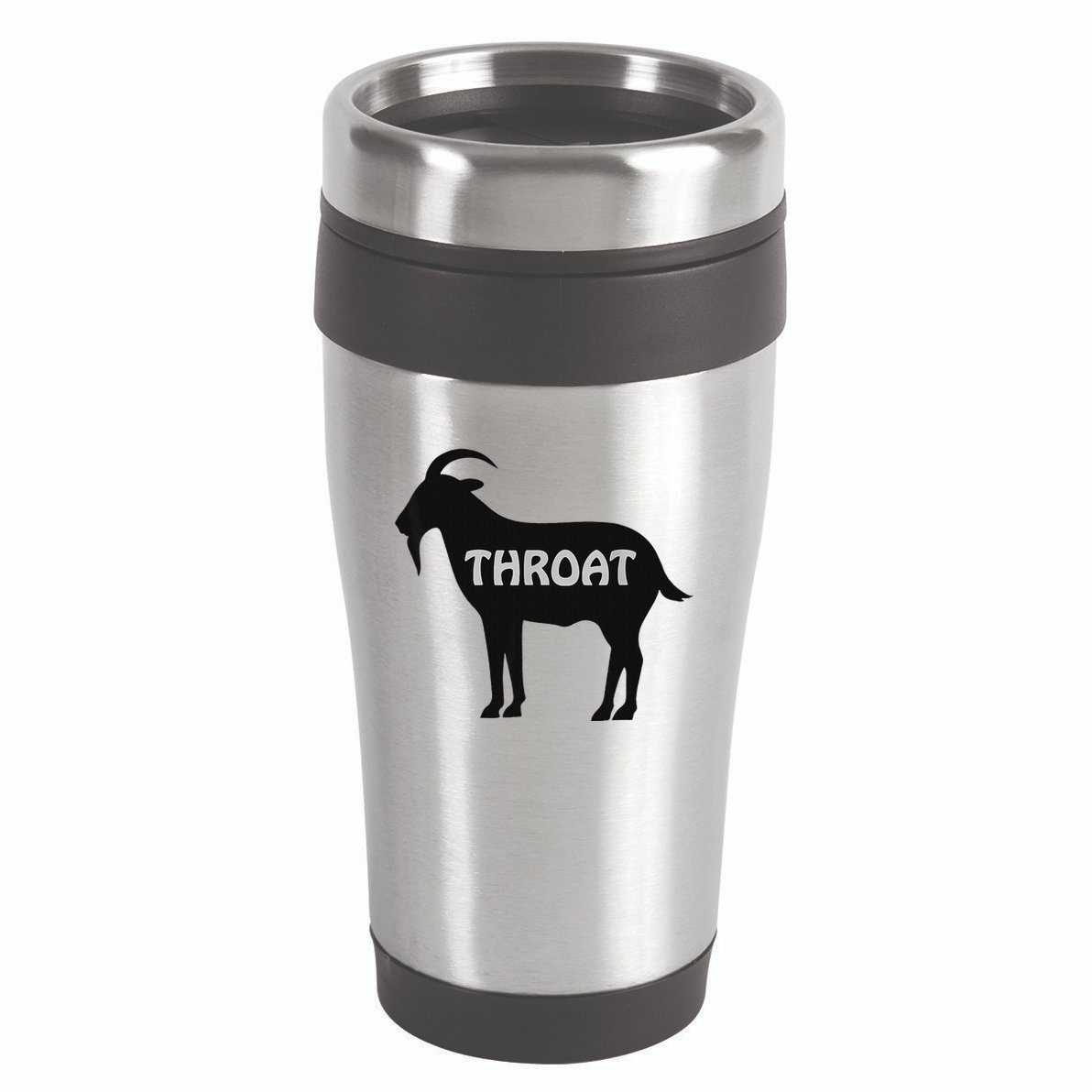 Funny Throat Goat Adult Humor Sarcastic Outfit 16oz Travel Tumbler