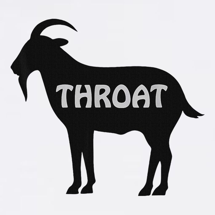 Funny Throat Goat Adult Humor Sarcastic Outfit Apron