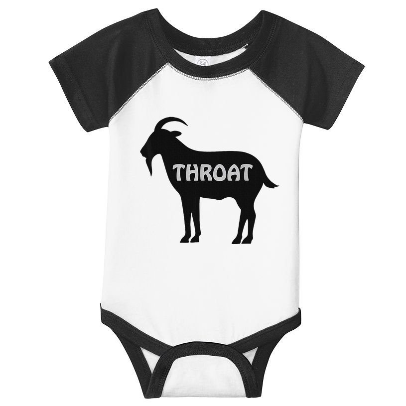 Funny Throat Goat Adult Humor Sarcastic Outfit Infant Baby Jersey Bodysuit
