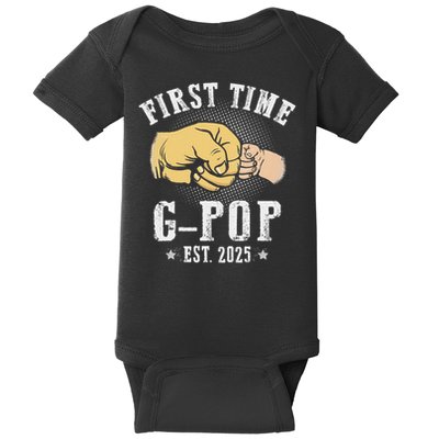 First Time G Pop Est 2025 Father's Day Soon To Be Bampy Baby Bodysuit