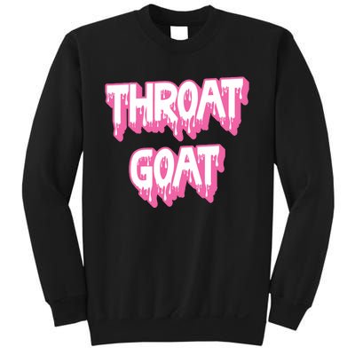 Funny Throat Goat Adult Humor Sarcastic Outfit Sweatshirt