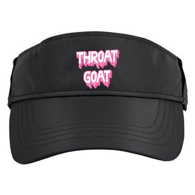 Funny Throat Goat Adult Humor Sarcastic Outfit Adult Drive Performance Visor
