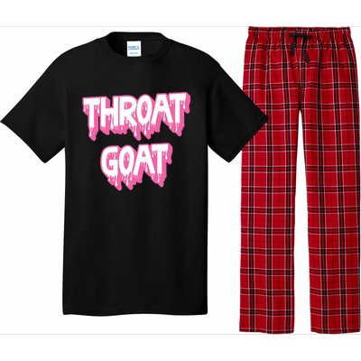 Funny Throat Goat Adult Humor Sarcastic Outfit Pajama Set