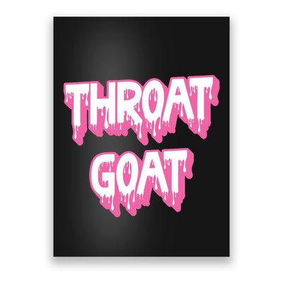 Funny Throat Goat Adult Humor Sarcastic Outfit Poster