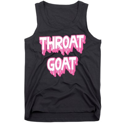 Funny Throat Goat Adult Humor Sarcastic Outfit Tank Top