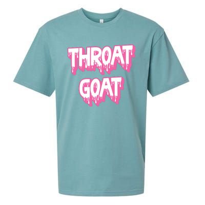 Funny Throat Goat Adult Humor Sarcastic Outfit Sueded Cloud Jersey T-Shirt