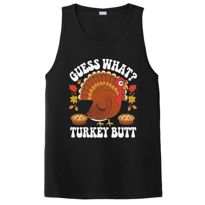 Funny Thanksgiving Guess What Turkey Butt PosiCharge Competitor Tank