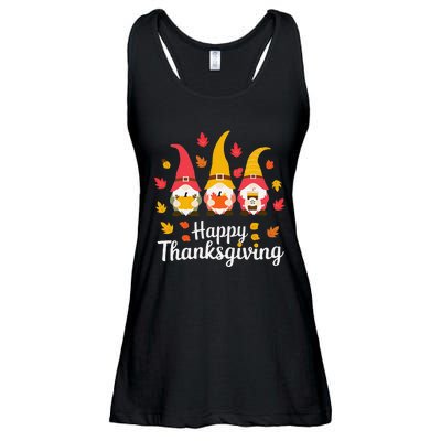 Funny Thanksgiving Gifts For Fall Gnome Gnomies Lover Ladies Essential Flowy Tank