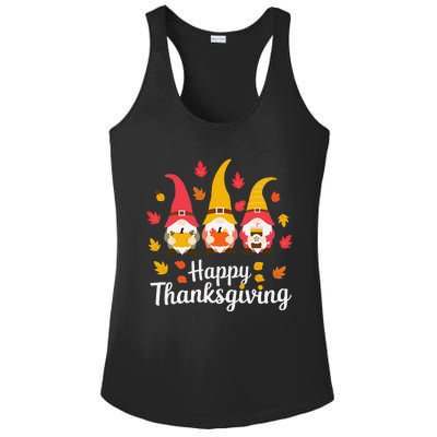 Funny Thanksgiving Gifts For Fall Gnome Gnomies Lover Ladies PosiCharge Competitor Racerback Tank