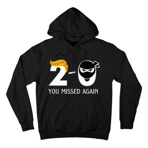 Funny Trump Golf Course Gunshots 20 You Missed Again Hoodie