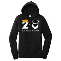 Funny Trump Golf Course Gunshots 20 You Missed Again Women's Pullover Hoodie