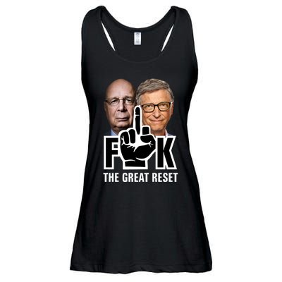 F*ck The Great Reset Ladies Essential Flowy Tank