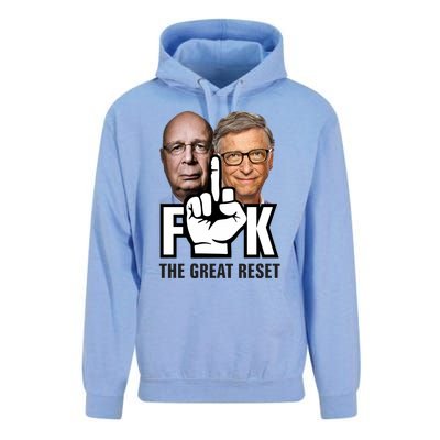 F*ck The Great Reset Unisex Surf Hoodie