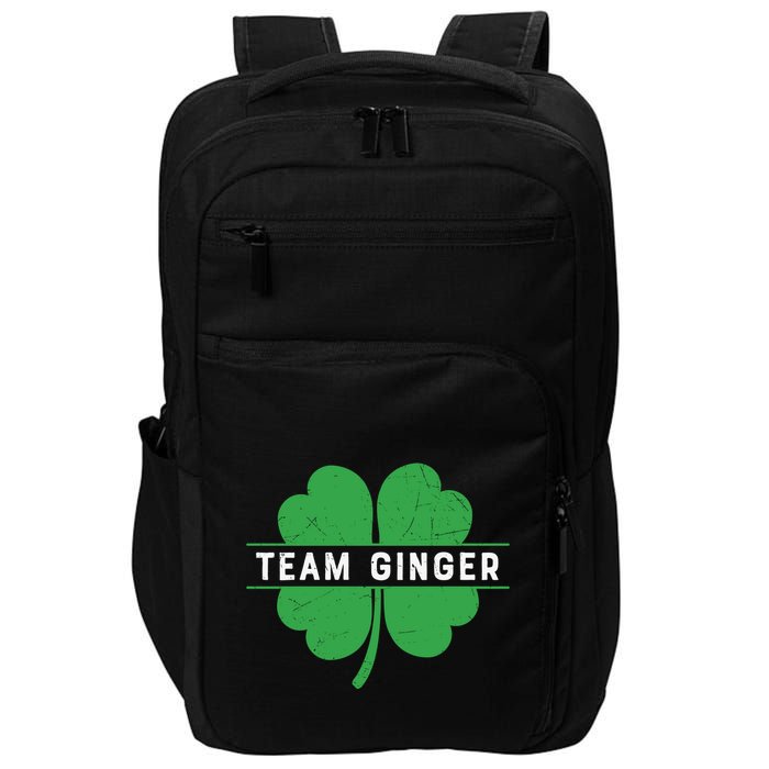 Funny Team Ginger Patricks Day Impact Tech Backpack