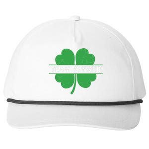 Funny Team Ginger Patricks Day Snapback Five-Panel Rope Hat